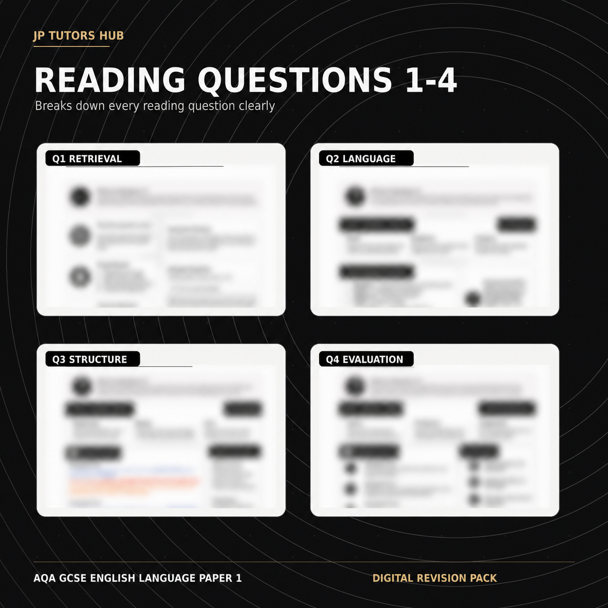 English Language Paper 1 Ultimate Pack - AQA