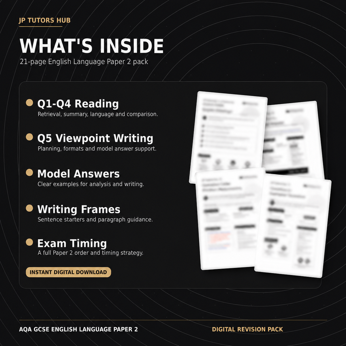 English Language Paper 2 Ultimate Pack - AQA